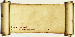 Omilj Anđelković vizit kartica